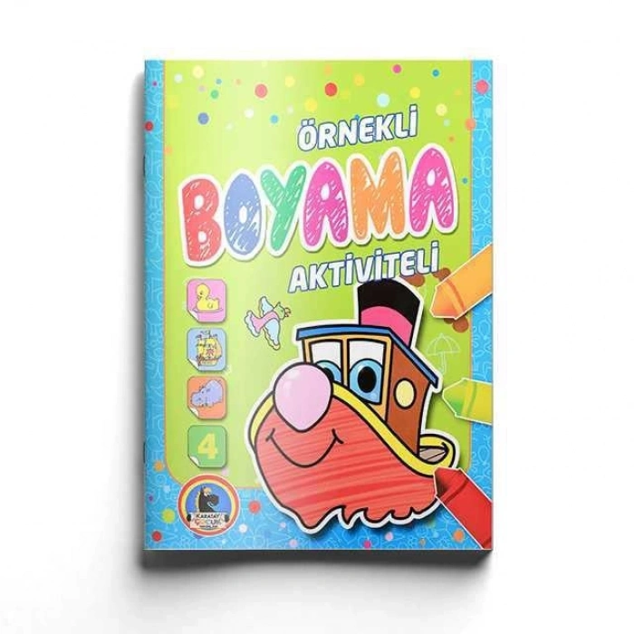 Hubrendy Bez Aktiviteli Örnekli Boyama Kitabı 1 Adet