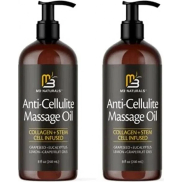 Hubrendy Bez Anti Cellulıte Masaj Bakım Yağı 240 ml 2 Adet