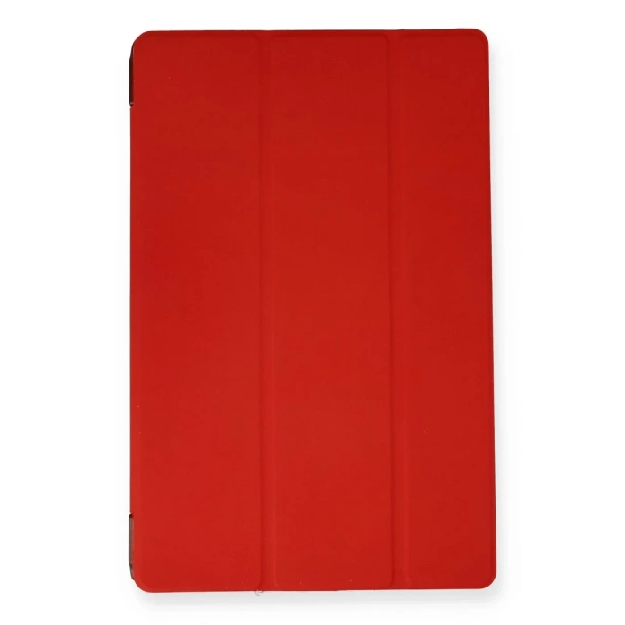 Hubrendy Bez Apple iPad 4 9.7 Kılıf Tablet Smart Kılıf - Kırmızı
