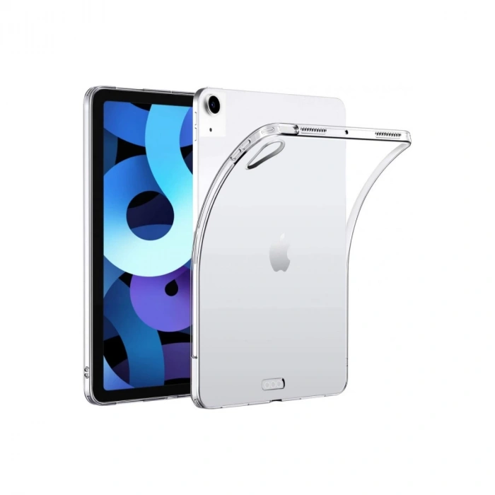 Hubrendy Bez Apple iPad Air 5 (2022) Kılıf Tablet Şeffaf Silikon