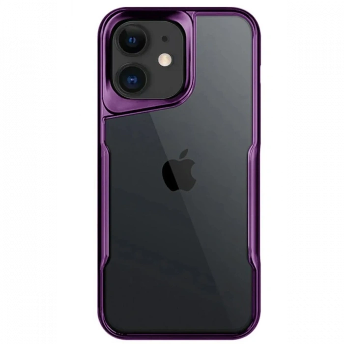 Hubrendy Bez Apple iPhone 11 Kılıf Boyi Silikon Kapak - Derin Mor