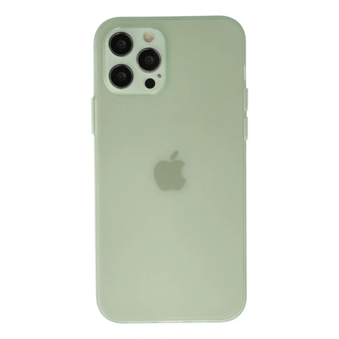 Hubrendy Bez Apple iPhone 12 Pro Kılıf Puma Silikon - Açık Yeşil