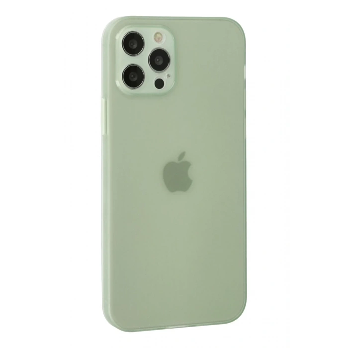 Hubrendy Bez Apple iPhone 12 Pro Kılıf Puma Silikon - Açık Yeşil