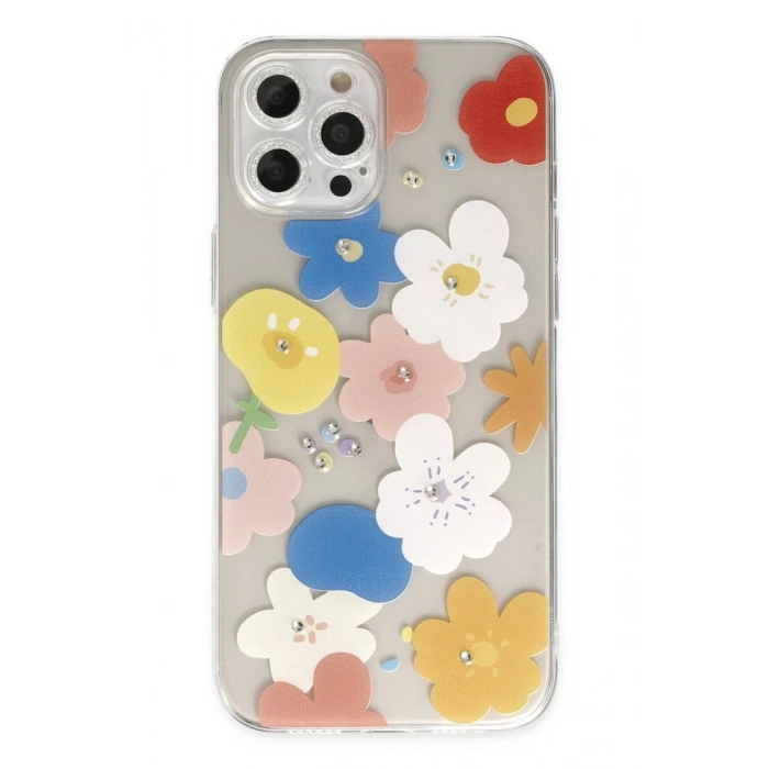 Hubrendy Bez Apple iPhone 12 Pro Max Kılıf Lucky Silikon - Lucky 8