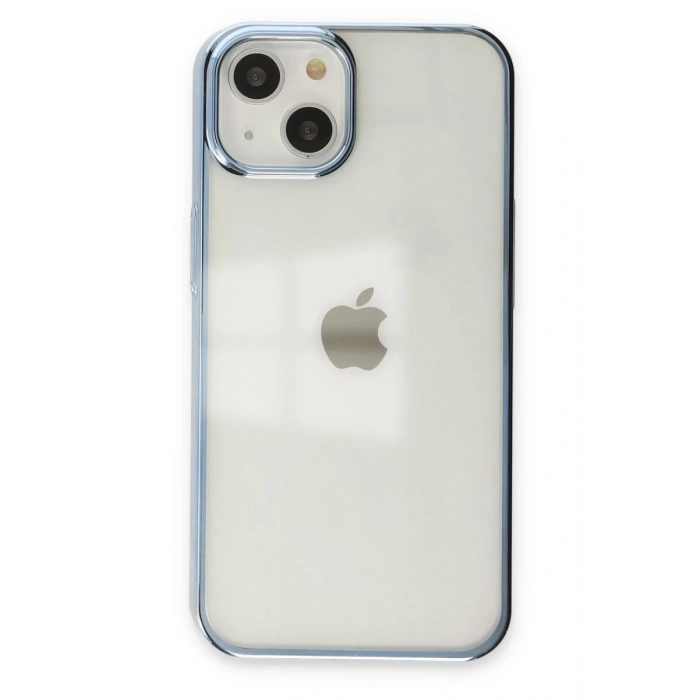Hubrendy Bez Apple iPhone 14 Plus Kılıf Element Silikon - Sky Blue