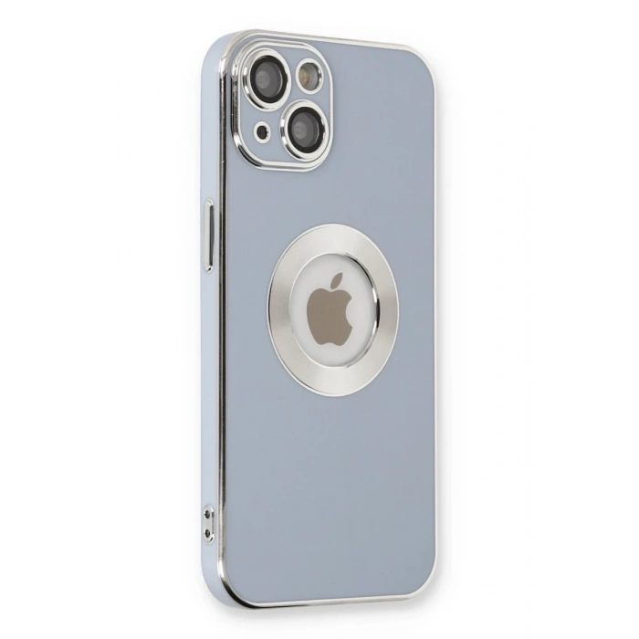Hubrendy Bez Apple iPhone 14 Plus Kılıf Store Silikon - Sierra Blue