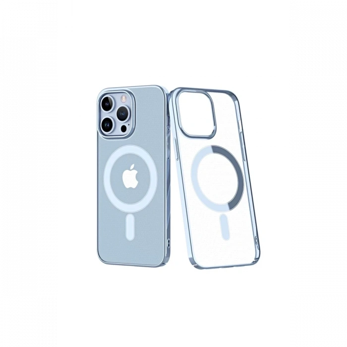Hubrendy Bez Apple iPhone 14 Pro Kılıf Element Magneticsafe Sert Kapak - Sierra Blue