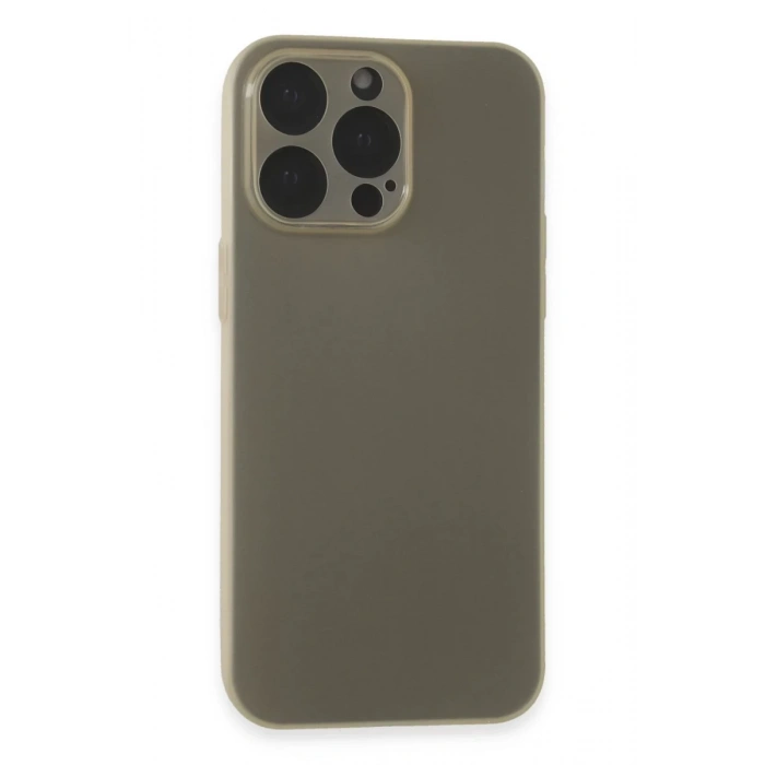 Hubrendy Bez Apple iPhone 15 Pro Kılıf Puma Silikon - Titan Gri