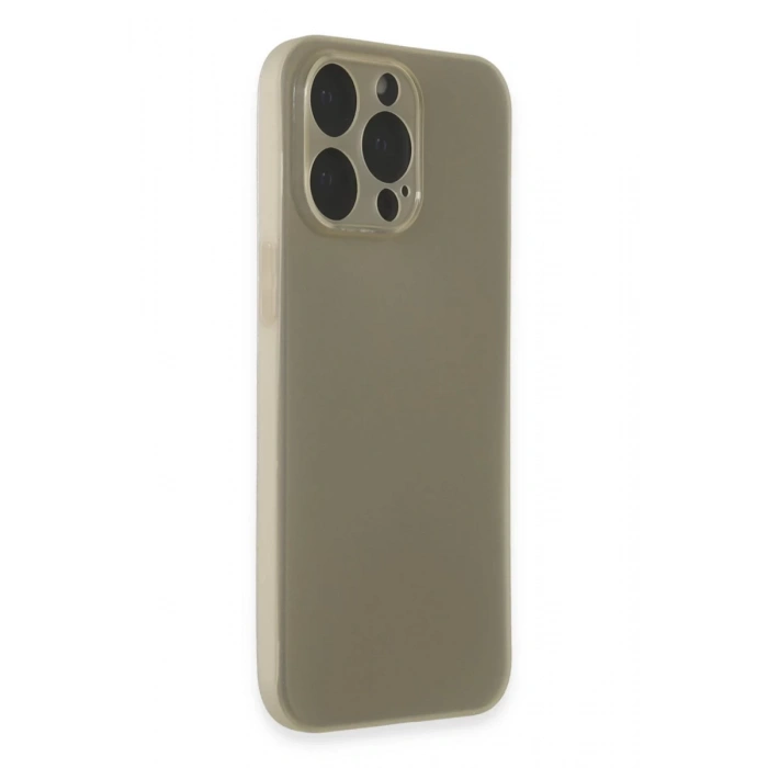 Hubrendy Bez Apple iPhone 15 Pro Max Kılıf Puma Silikon - Titan Gri