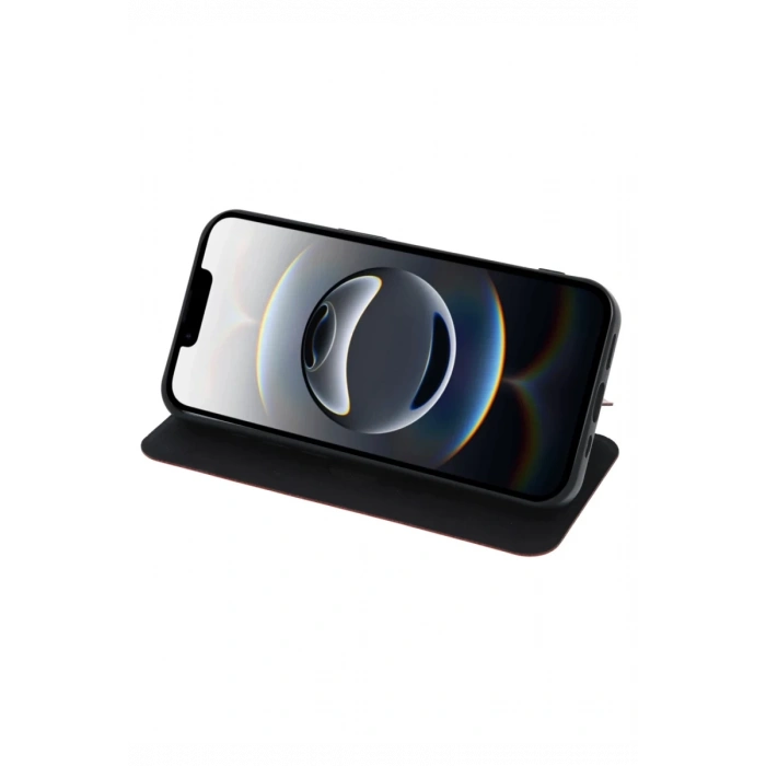 Hubrendy Bez Apple iPhone 16E Kılıf Flip Cover - Taba