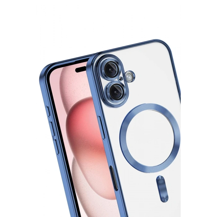 Hubrendy Bez Apple iPhone 17 Kross Magneticsafe Kapak - Sierra Blue