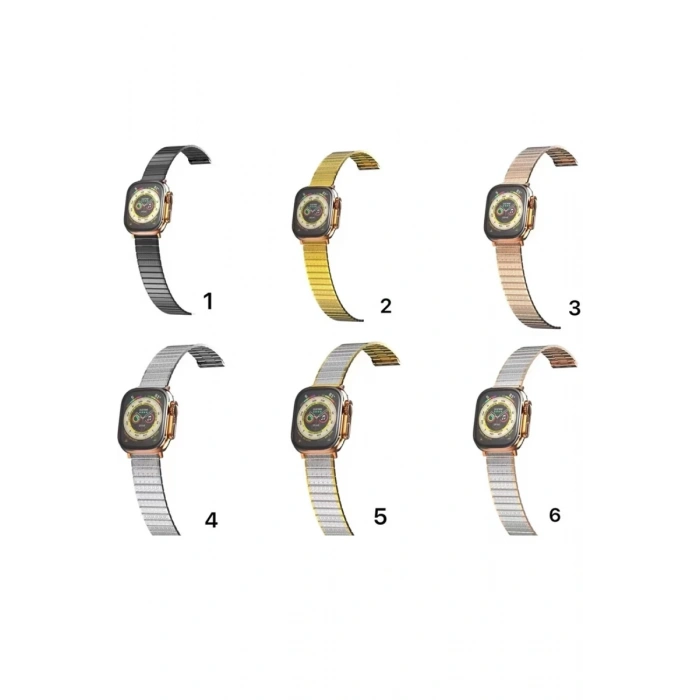 Hubrendy Bez Apple Watch 38mm Made Metal Kordon - Siyah