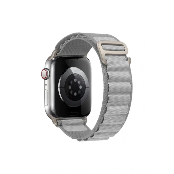 Hubrendy Bez Apple Watch 38mm Mountain Kordon - Gri