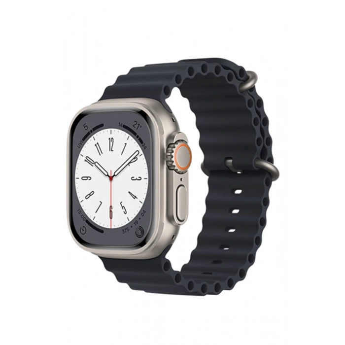 Hubrendy Bez Apple Watch 38mm Ocean Kordon - Lacivert