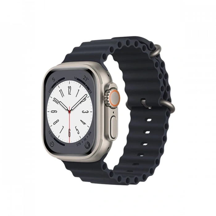 Hubrendy Bez Apple Watch 38mm Ocean Kordon - Lacivert