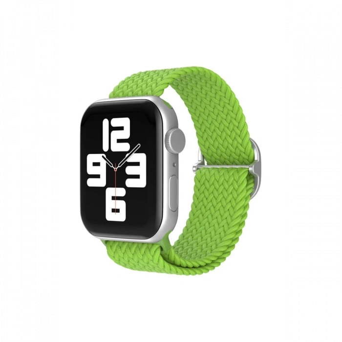 Hubrendy Bez Apple Watch 42mm Star Kordon - Açık Yeşil