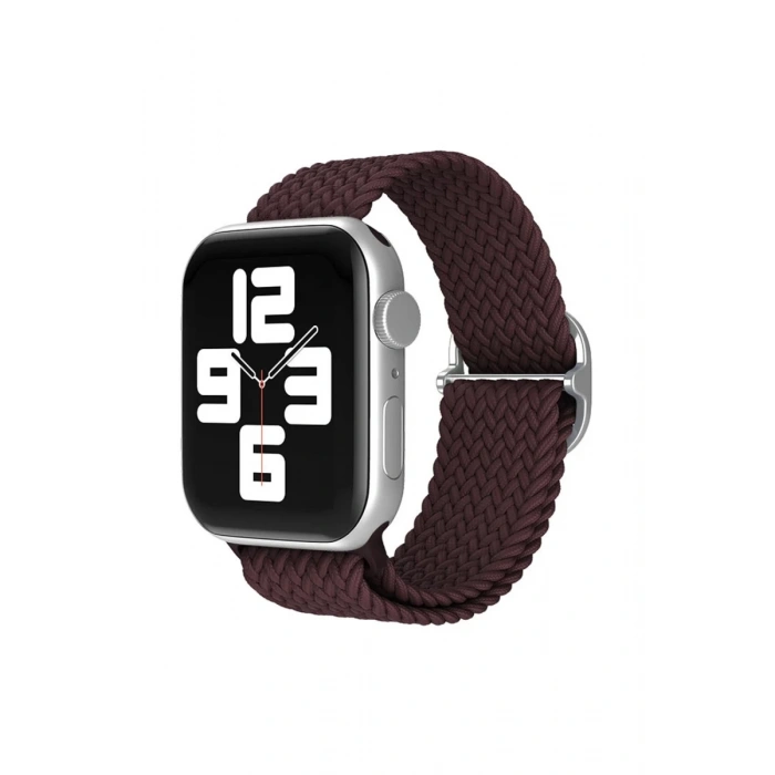 Hubrendy Bez Apple Watch 42mm Star Kordon - Mürdüm