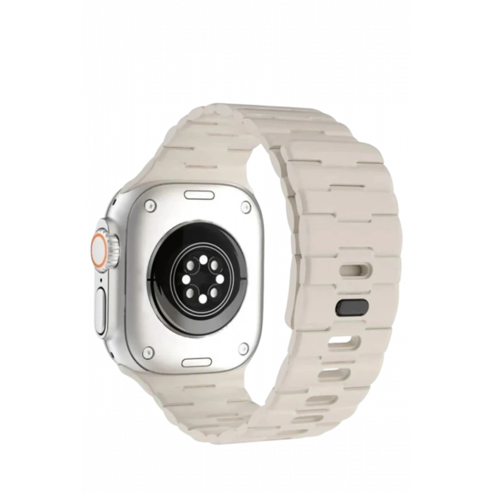 Hubrendy Bez Apple Watch Ultra 49mm Wowen Kordon - Bej