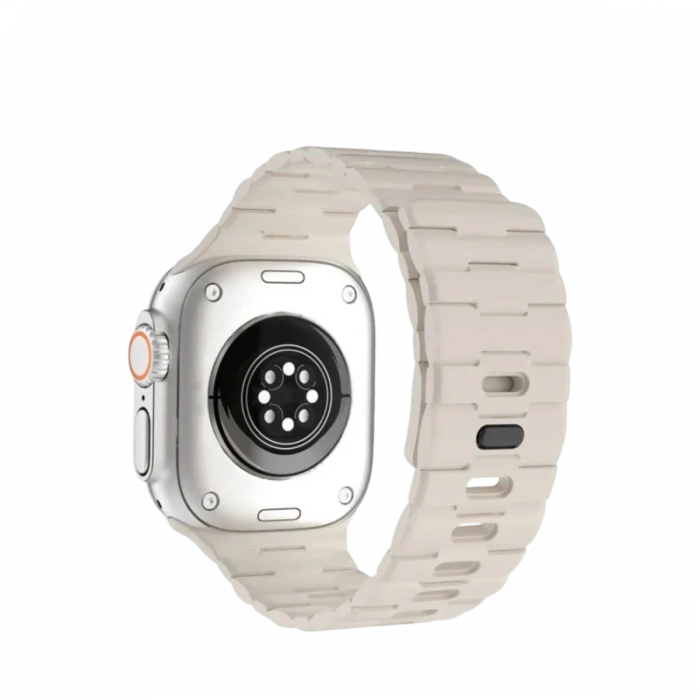 Hubrendy Bez Apple Watch Ultra 49mm Wowen Kordon - Bej
