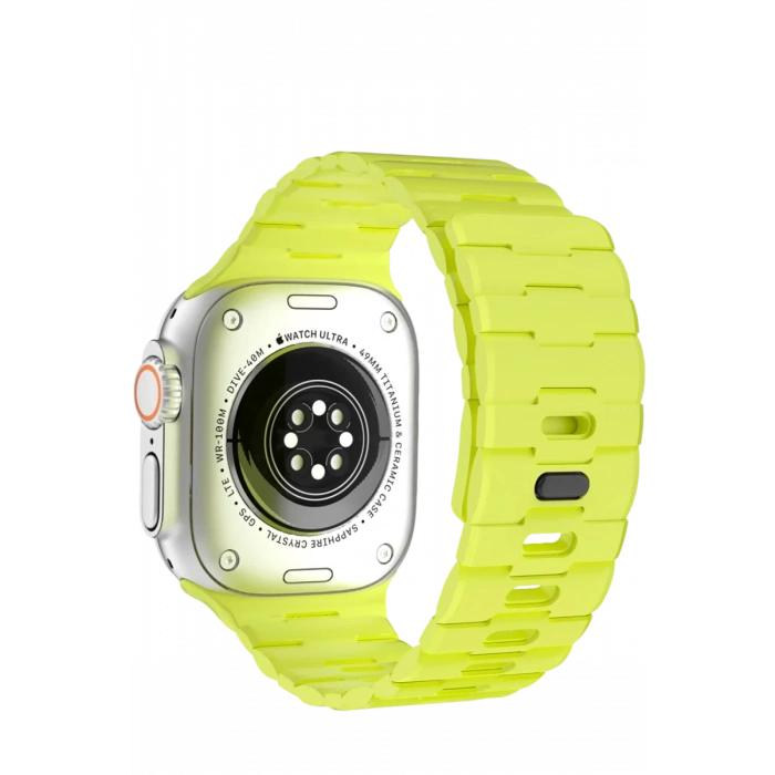 Hubrendy Bez Apple Watch Ultra 49mm Wowen Kordon - Yeşil