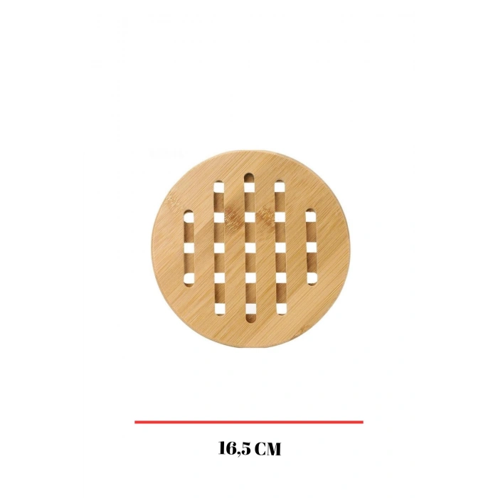 Hubrendy Bez Bambu Nihale Yuvarlak 16,5 cm