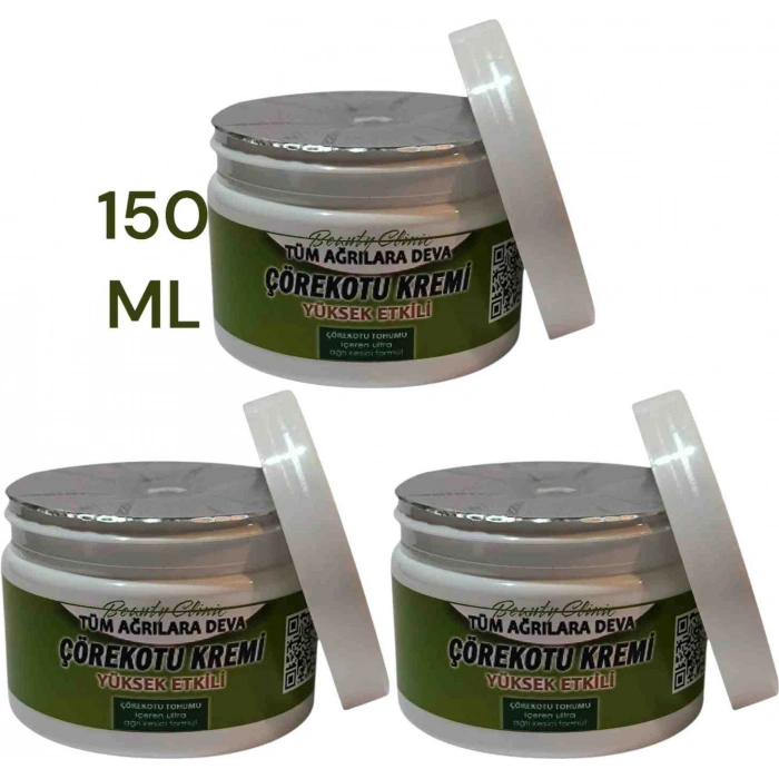 Hubrendy Bez Beauty Clinic Çörek Otu Kremi 150ml * 3 Kutu
