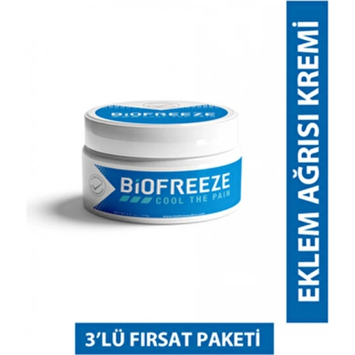 Hubrendy Bez Biofreeze Kremi 3 Adet