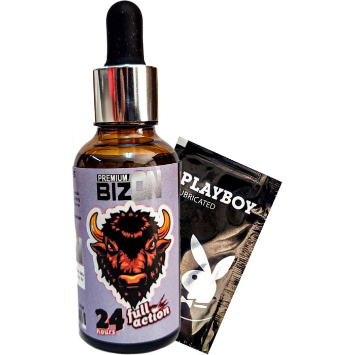 Hubrendy Bez Bizon Erkeklere Full Action Damla + Lubricated