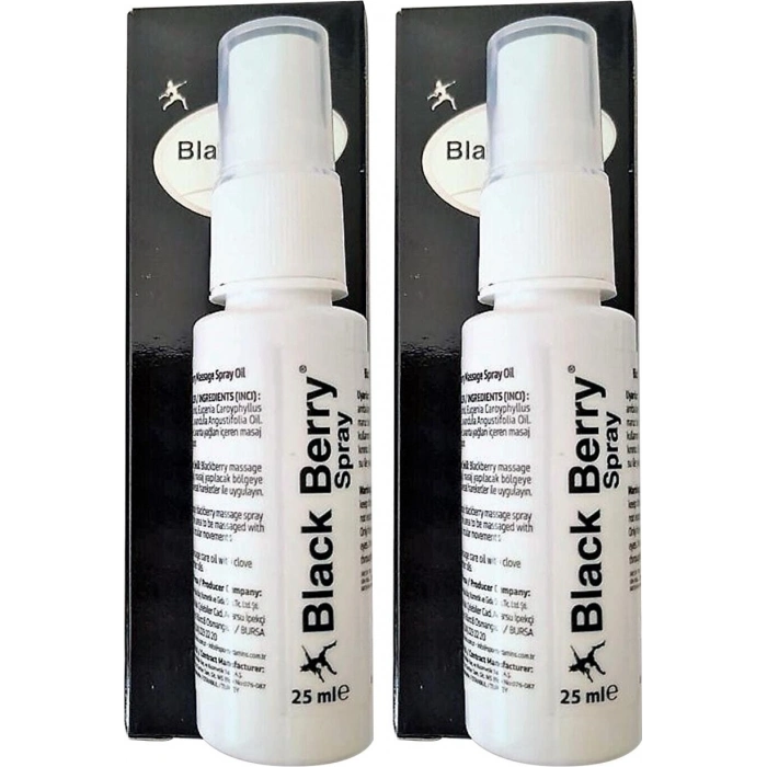 Hubrendy Bez Black Berry Masaj Sprey 2li Paket
