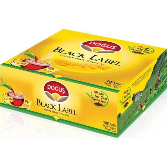 Hubrendy Bez Black Lab 100lu Bardak Poşet