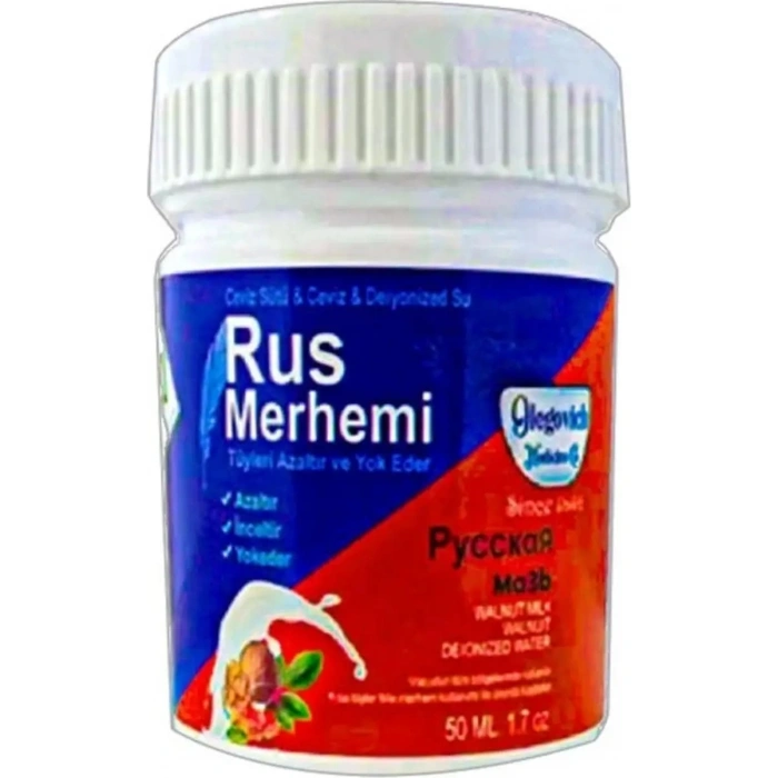 Hubrendy Bez Blue Russ Merhemi 50 ml Tüylere Krem