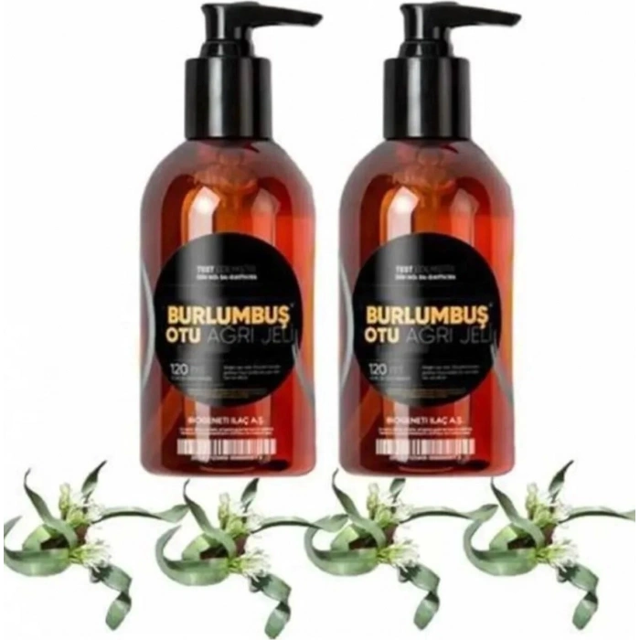 Hubrendy Bez Burlumbuş Otu Vücut Masaj Jeli 120 ml 2li Set