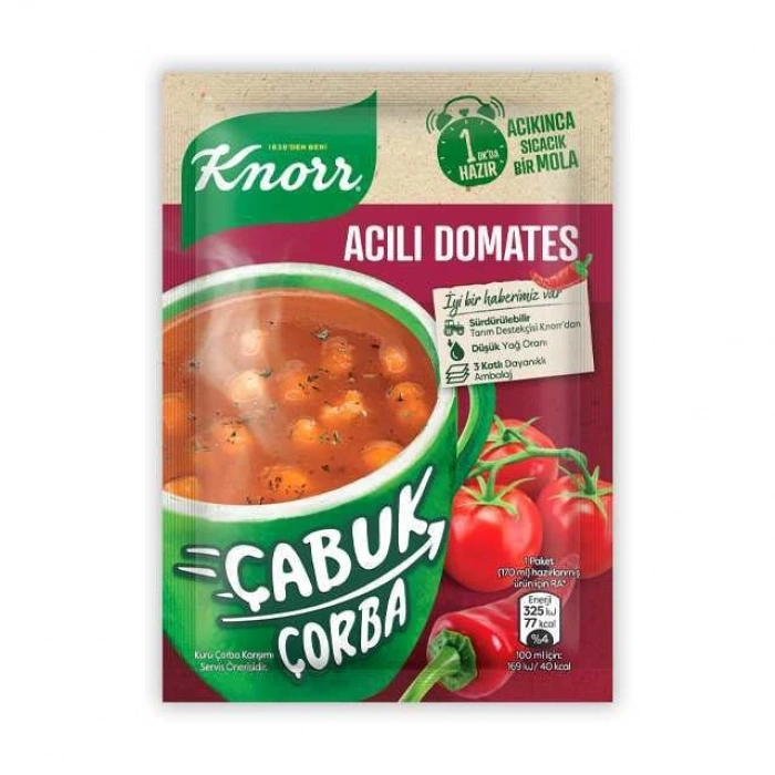 Hubrendy Bez Çabuk Çorba Acılı Domates 22Gr 1 Adet