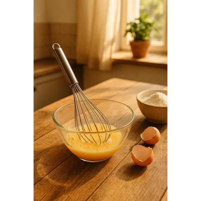 Hubrendy Bez Çelik Küçük Yumurta Çırpıcı 14 cm