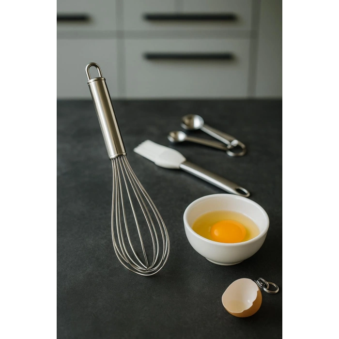 Hubrendy Bez Çelik Küçük Yumurta Çırpıcı 14 cm