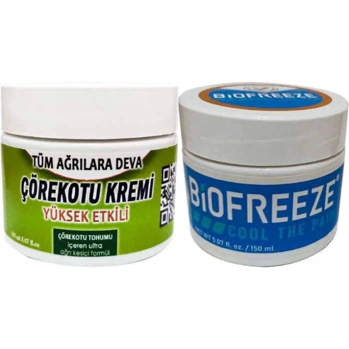 Hubrendy Bez Çörek Otu Kremi 100 Ml+Biofreeze Cool The Cream 150 ml