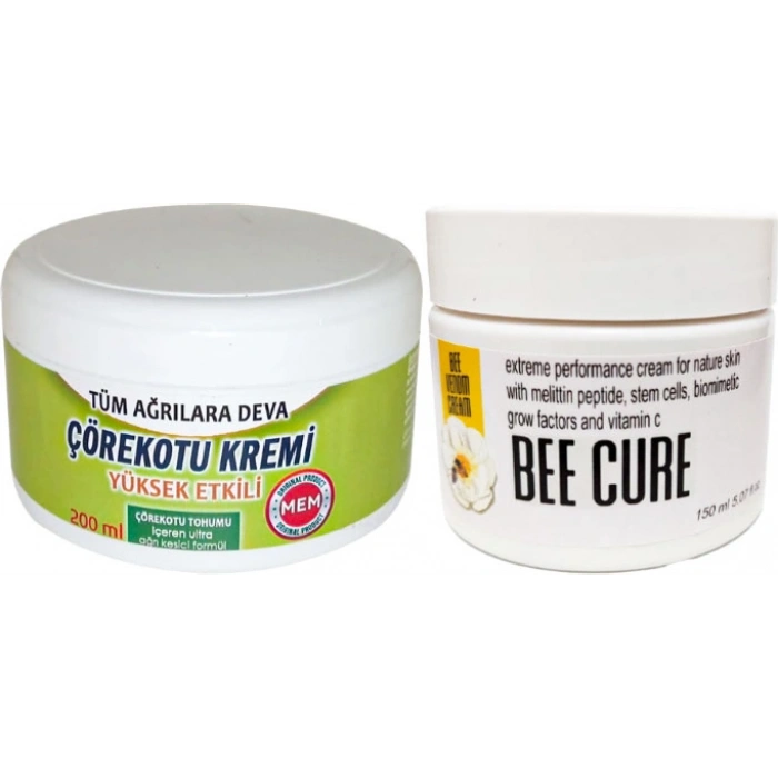 Hubrendy Bez Çörek Otu Kremi Green Box 200 ml + Beecure 150 ml Krem / Krem Seti