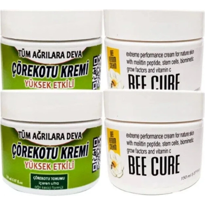 Hubrendy Bez Çörek Otu Mesaj Kremi 2 x 100 ml - Bee Cure Krem 2 x 150 ml