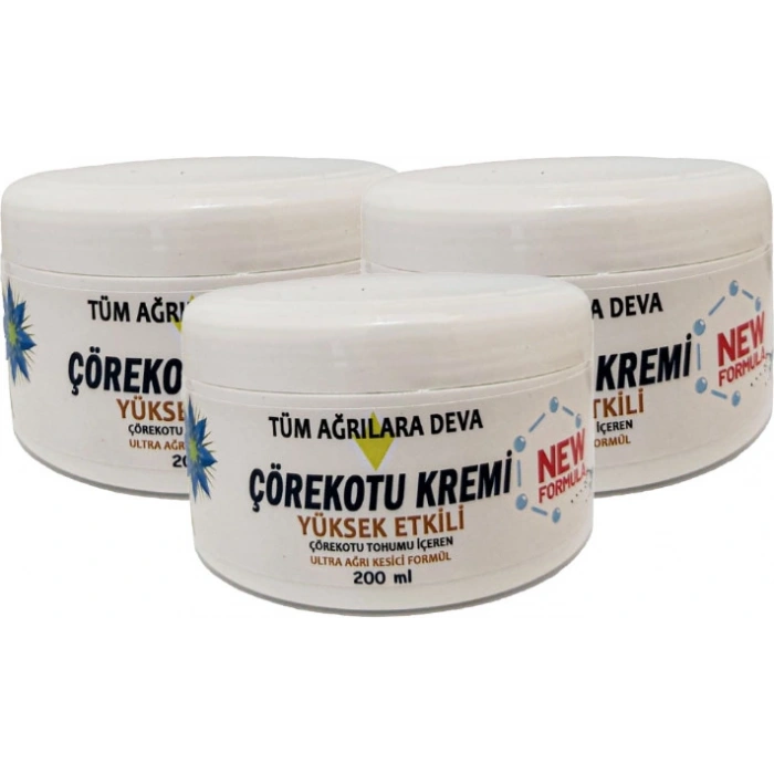 Hubrendy Bez Corex Çörek Otu Kremi White Box 200 ml Kremi 3 Adet