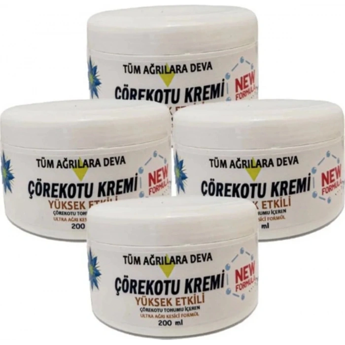 Hubrendy Bez Corex Çörek Otu Kremi White Box 4 Tane x 200 ml