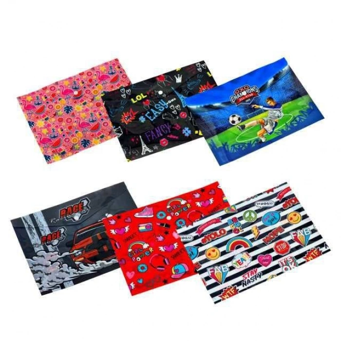 Hubrendy Bez Desenli Çıtçıtlı Dosya 1 Adet