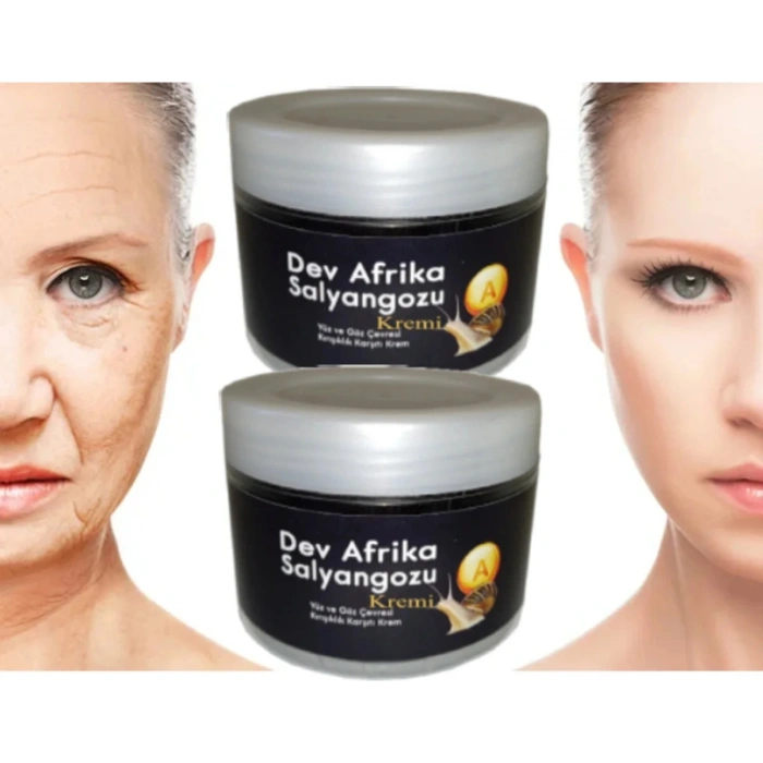 Hubrendy Bez Dev Afrika Salyangoz Yüzde Bakım Kremi 100 ml x 2 Adet
