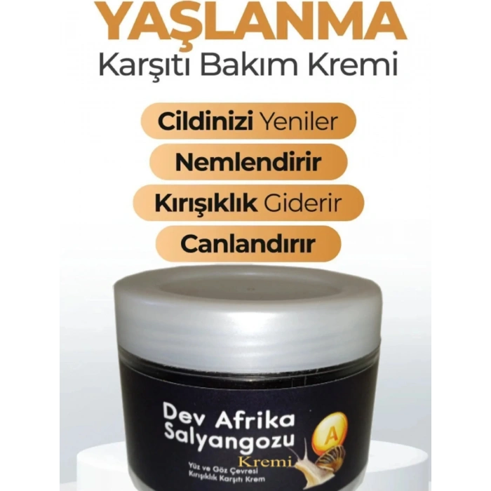 Hubrendy Bez Dev Afrika Salyangoz Yüzde Bakım Kremi 100 ml x 2 Adet