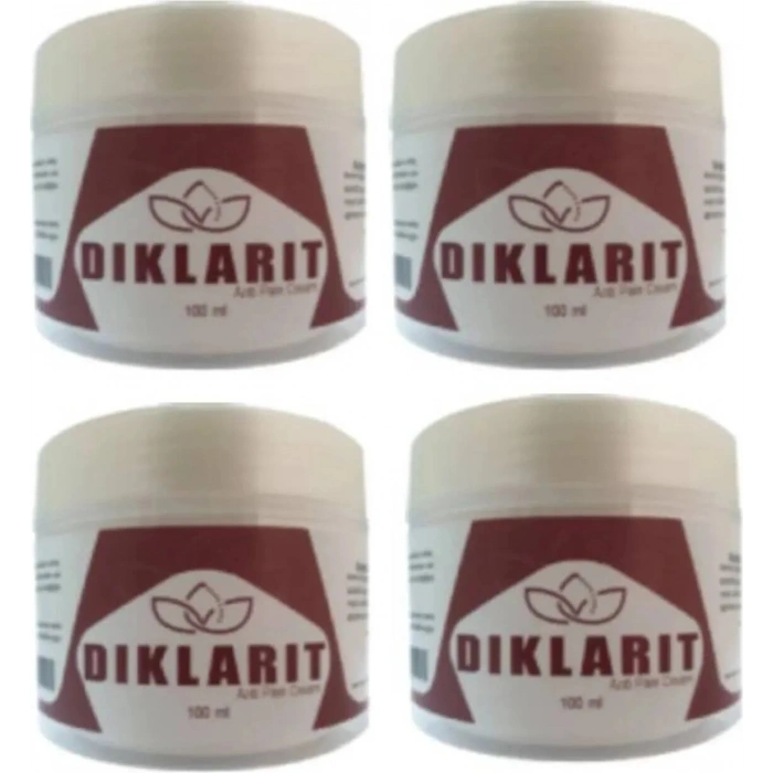 Hubrendy Bez Diklarit Bakım- Kremi 100 ml x 4 Adet