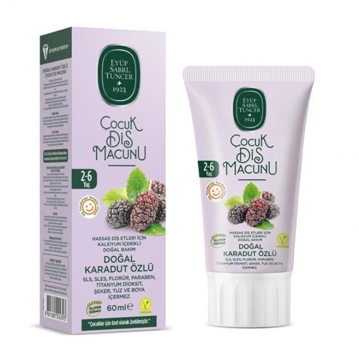 Hubrendy Bez Diş Macunu Karadut 60ml Çocuk 1 Adet