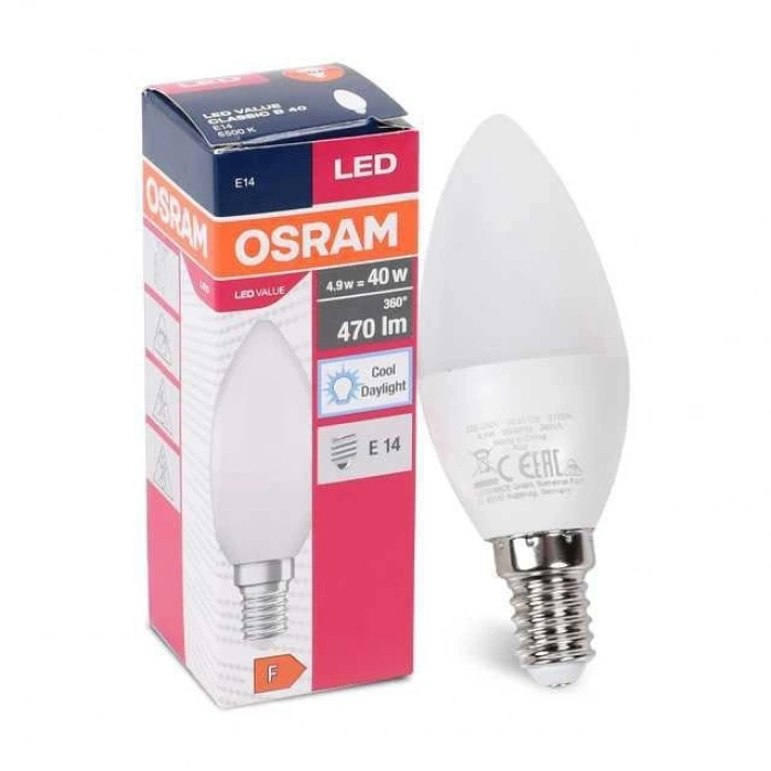 Hubrendy Bez E-14 4,9w Buji Beyaz Led Ampul 1 Adet