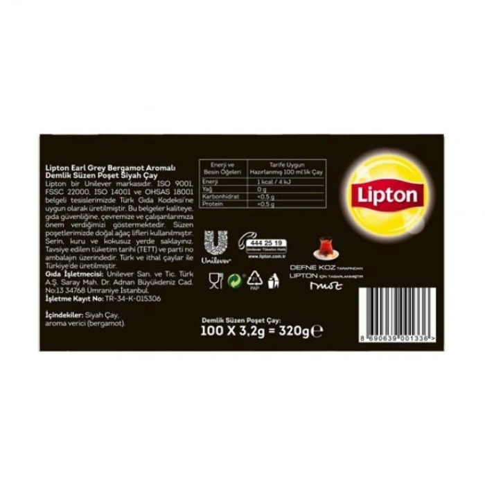 Hubrendy Bez Earl Grey 100Lu Demlik 320Gr