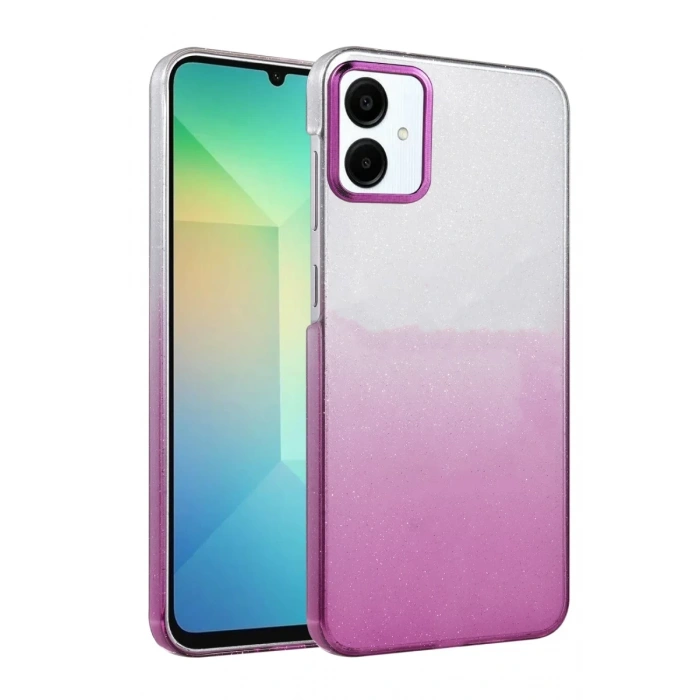 Hubrendy Bez Samsung Galaxy A06 Glossy Kapak - Mor