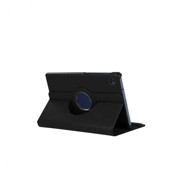 Hubrendy Bez Galaxy Tab A11 360 Tablet Deri Kılıf - Siyah