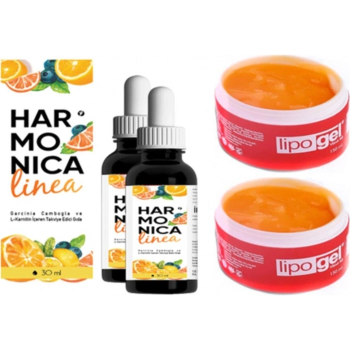 Hubrendy Bez Harmonica Linea 30ML Damla 2 Ad + Lipo Gel 150ML Jel 2 Ad
